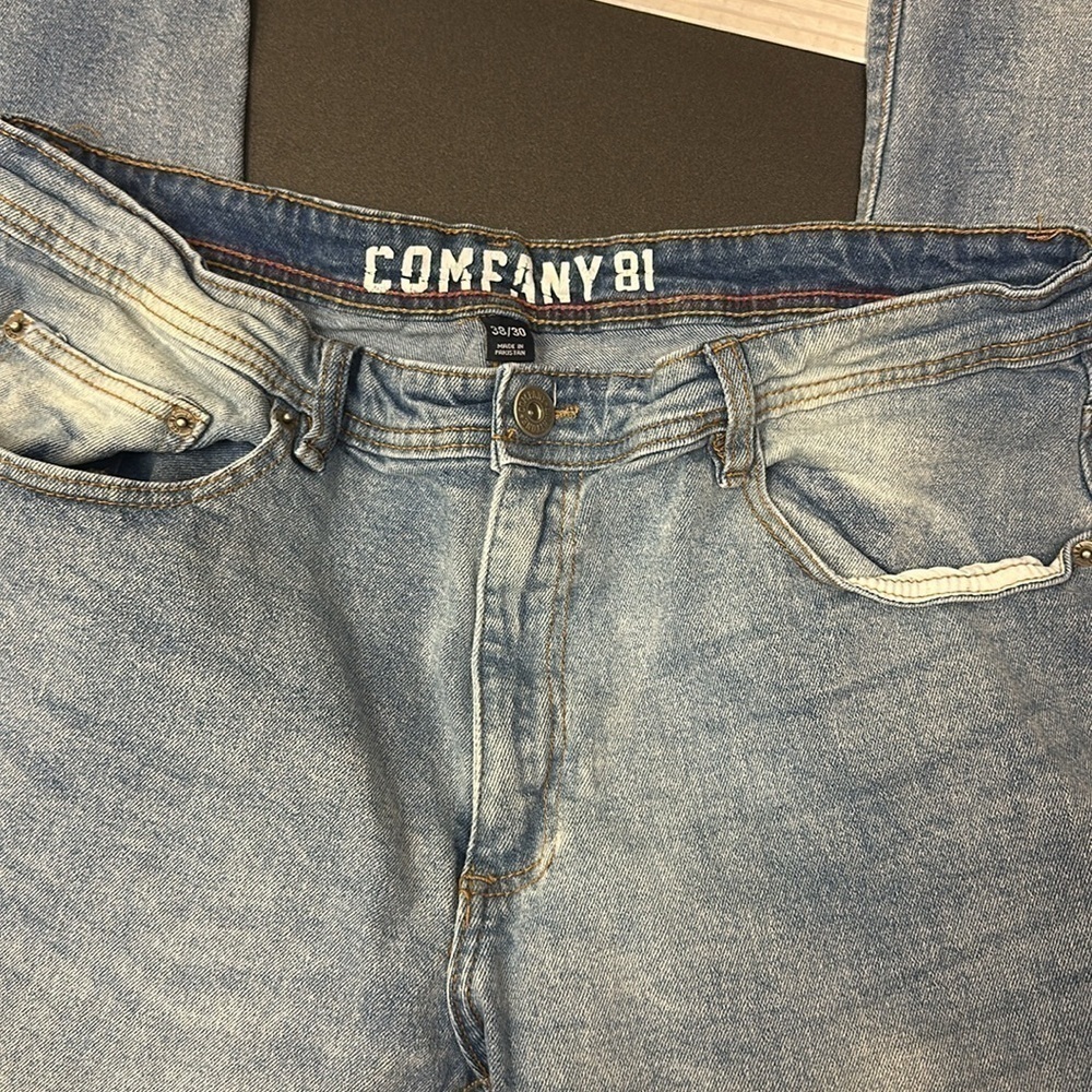 Company 81 men’s faed blue skinny jeans size 38 x 30 - Picture 3 of 6